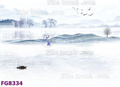 File in trần File gốc in đá cẩm thạch hiện đại FG8334 (bản gốc) đại dương