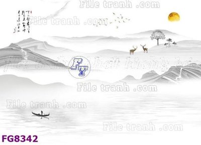 File tranh trang trí File gốc in đá cẩm thạch hiện đại FG8342 (file gốc)
