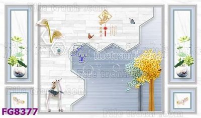 Tải file File gốc in đá cẩm thạch hiện đại FG8377 (gốc) in nhanh