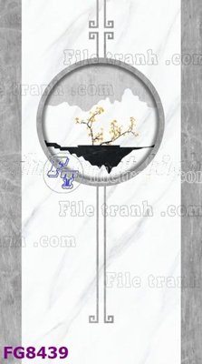 File ảnh File gốc in đá cẩm thạch hiện đại FG8439 (gốc) in poster