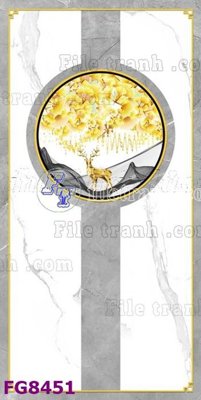 File tranh gốc File gốc in đá cẩm thạch hiện đại FG8451 (bản quyền) độc đáo