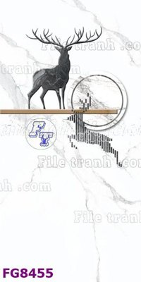 File in trần File gốc in đá cẩm thạch hiện đại FG8455 (file gốc) xuyên sáng