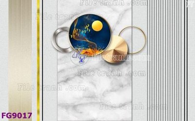 File ảnh File in tranh tường hiện đại đẹp FG9017 (gốc) trang trí khách sạn