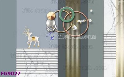 File tranh File in tranh tường hiện đại đẹp FG9027 (gốc) chủ đề trừu tượng