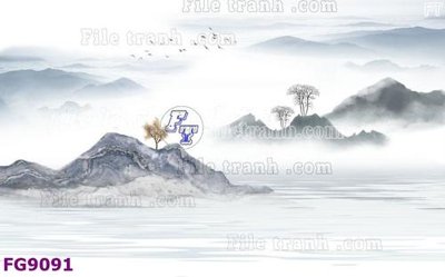 Tải file tranh gốc File in tranh tường hiện đại đẹp FG9091 chất lượng cao