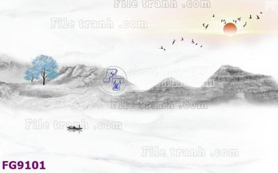 Tải file File in tranh tường hiện đại đẹp FG9101 (ảnh gốc) file AI/EPS