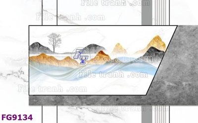Tải file gốc in lụa File in tranh tường hiện đại đẹp FG9134 siêu nét
