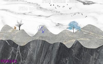 File ảnh File in tranh tường hiện đại đẹp FG9141 (gốc) in PP, decal