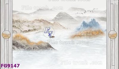 File PSD File in tranh tường hiện đại đẹp FG9147 (gốc) tách lớp chi tiết