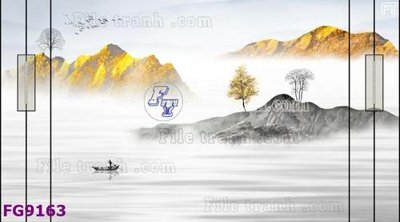 Tải file File in tranh tường hiện đại đẹp FG9163 (gốc) để in ấn ngay
