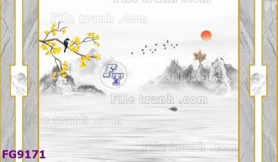 Tải file File in tranh tường hiện đại đẹp FG9171 (gốc) chủ đề tâm linh