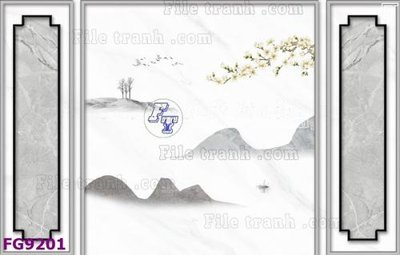 File PSD File in tranh tường hiện đại đẹp FG9201 (gốc) cho designer