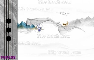 File tranh trang trí File in tranh tường hiện đại đẹp FG9208 (file gốc)