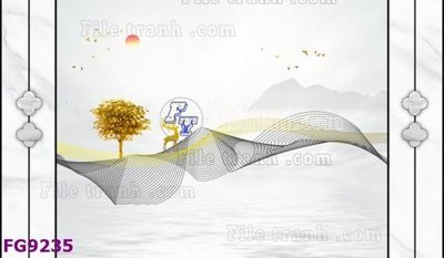 File gốc File in tranh tường hiện đại đẹp FG9235 (trang trí) phòng trẻ em