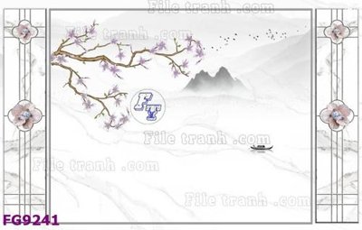 File ảnh File in tranh tường hiện đại đẹp FG9241 (gốc) in PP, decal