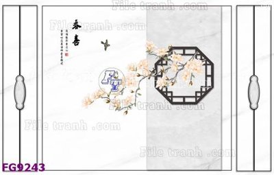Tải file File in tranh tường hiện đại đẹp FG9243 (gốc) in tranh tráng gương