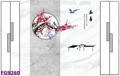 Download file gốc File in tranh tường hiện đại đẹp FG9260 (dùng cho in ấn)