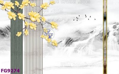 File ảnh File in tranh tường hiện đại đẹp FG9274 (gốc) in standee