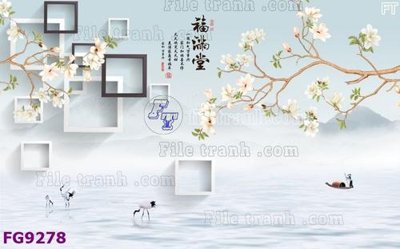 File PSD File in tranh tường hiện đại đẹp FG9278 (gốc) nhiều lớp (multi-layer)