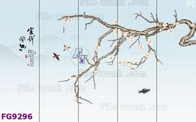 File gốc File in tranh tường hiện đại đẹp FG9296 (ảnh chi tiết) để in lụa