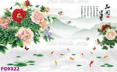 Ảnh gốc File in tranh tường hiện đại đẹp FG9322 (siêu chi tiết) để in ấn