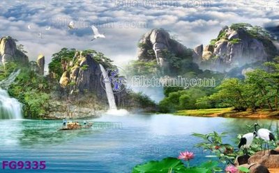 Download file gốc File in tranh tường hiện đại đẹp FG9335 (dùng cho in ấn)