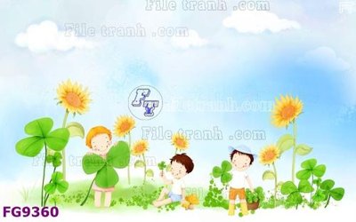 File gốc File in tranh tường hiện đại đẹp FG9360 (trang trí) phòng trẻ em