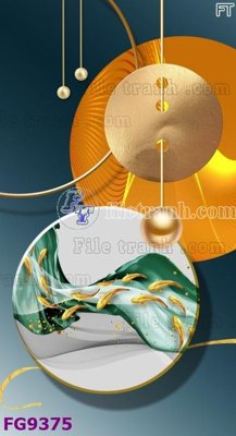 File PSD File in tranh tường hiện đại đẹp FG9375 (bản gốc) cho nhà in