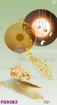 File gốc File in tranh tường hiện đại đẹp FG9383 (phong cách) tối giản