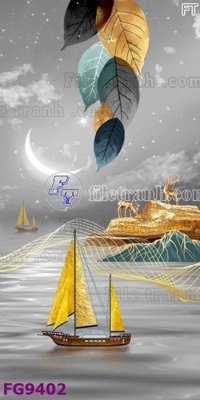 Ảnh gốc File in tranh tường hiện đại đẹp FG9402 (độ nét cao) in mica