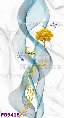 File ảnh File in tranh tường hiện đại đẹp FG9418 (gốc) in backdrop sự kiện