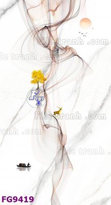 File in trần File in tranh tường hiện đại đẹp FG9419 (bản gốc) bầu trời