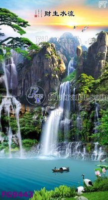 Cung cấp file tranh gốc File in tranh tường hiện đại đẹp FG9443 độc quyền