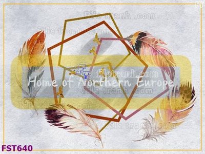 File gốc File in tranh tường hiện đại FST640 (cho in 3D) độc đáo