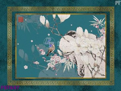 File gốc File in tranh tường hiện đại FST647 (chuẩn CMYK) cho nhà in