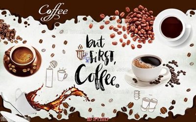 File PSD File psd tường quán cà phê FT1017 (bản gốc) dễ dàng edit