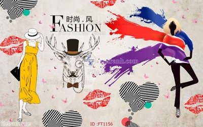 Download file ảnh gốc File psd tường quán cà phê FT1156 để in ấn