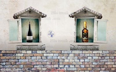 File in lụa File psd tường quán cà phê FT1200 (chất lượng cao) File psd tường quán cà phê FT1200