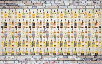 Cung cấp file tranh gốc File psd tường quán cà phê FT1224 độc quyền