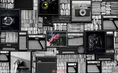 File tranh File psd tường quán cà phê FT1270 (gốc) in vải canvas