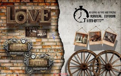 File gốc File psd tường quán cà phê FT1339 (chủ đề hiện đại) trang trí