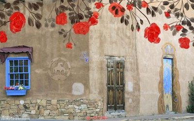 File in lụa File psd tường quán cà phê FT1397 (phong cảnh) File psd tường quán cà phê FT1397