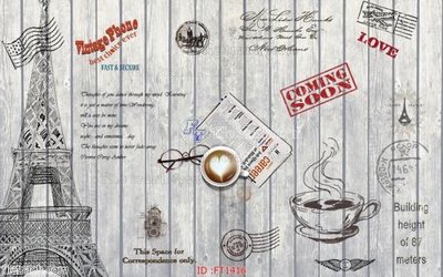 Tải file File psd tường quán cà phê FT1416 (ảnh gốc) in gạch men