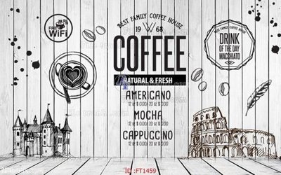 File ảnh File psd tường quán cà phê FT1459 (gốc) in Hiflex