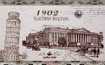 File gốc File psd tường quán cà phê FT1461 (in tráng gương) sang trọng