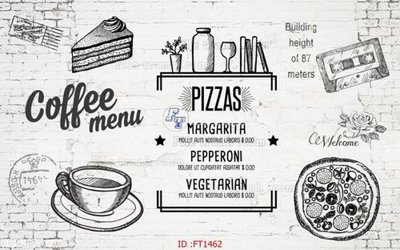 File gốc File psd tường quán cà phê FT1462 (in lụa) tranh thuận buồm