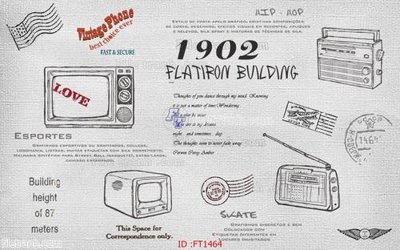 Download file gốc File psd tường quán cà phê FT1464 (in lụa) tranh 3D