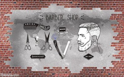 File gốc File psd tường quán cà phê FT1487 (in ấn) màu sắc trung thực