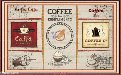 File tranh gốc File psd tường quán cà phê FT1514 (bản quyền) độc đáo