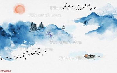 File ảnh File in tranh tường 3D FT200005 (gốc) trang trí khách sạn